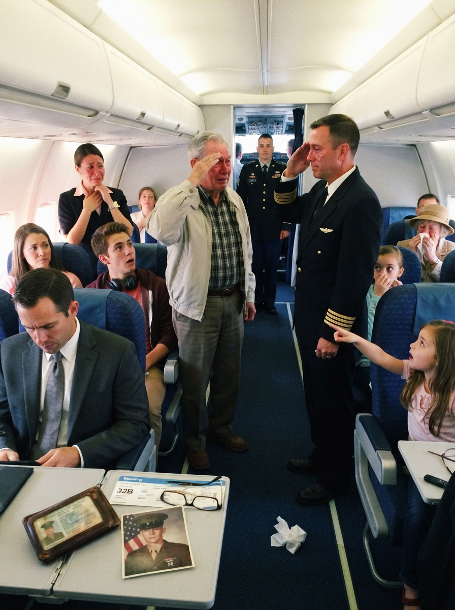 WHOLE STORY: A flight attendant gave my war-injured aisle seat to a mother with two kids, leaving me cramped in the back