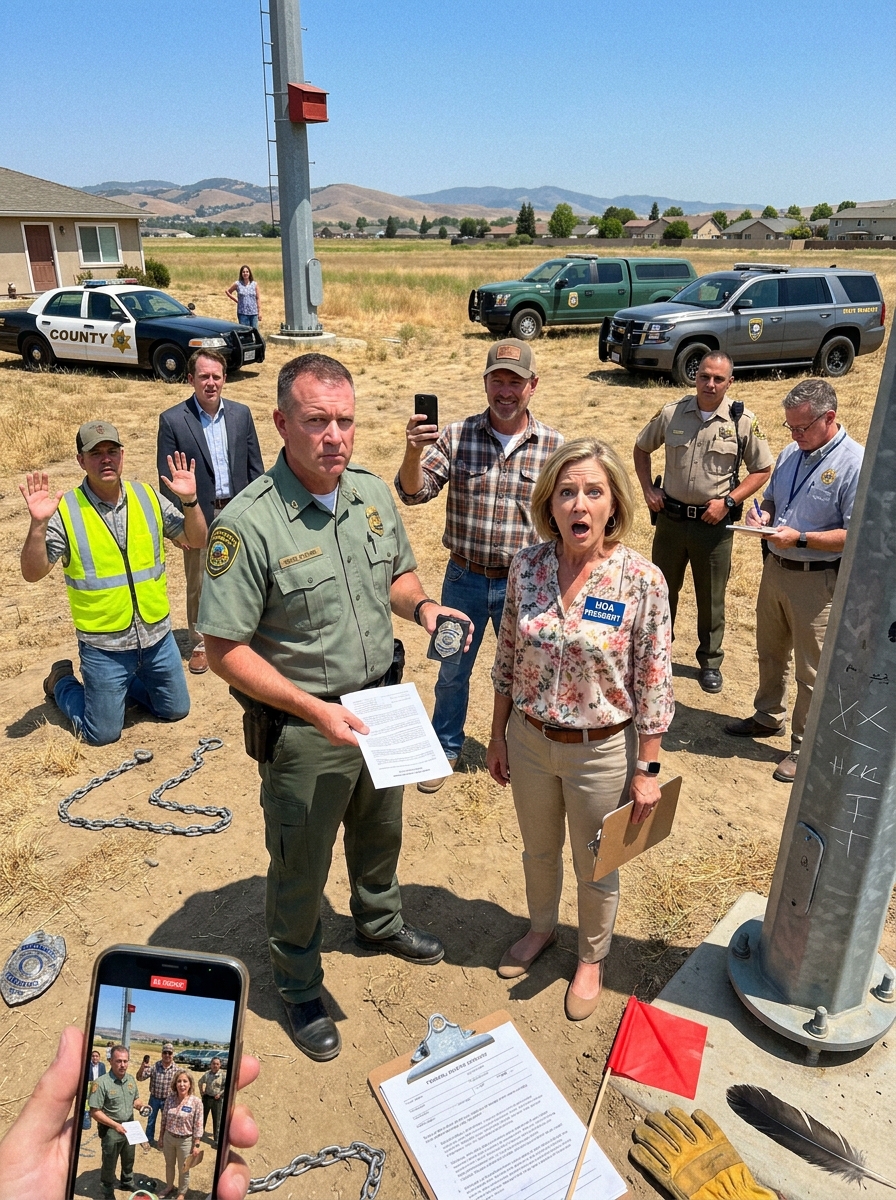 WHOLE STORY: My HOA president sent a chain-wielding crew to tear down my late wife’s falcon nesting tower