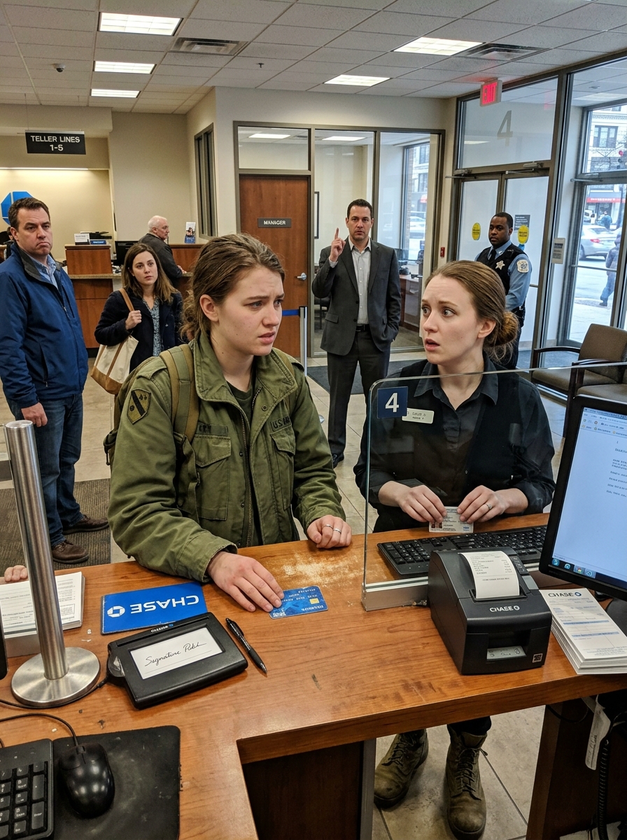 WHOLE STORY: The teller’s face turned GRAY the moment she swiped my card. I had walked into