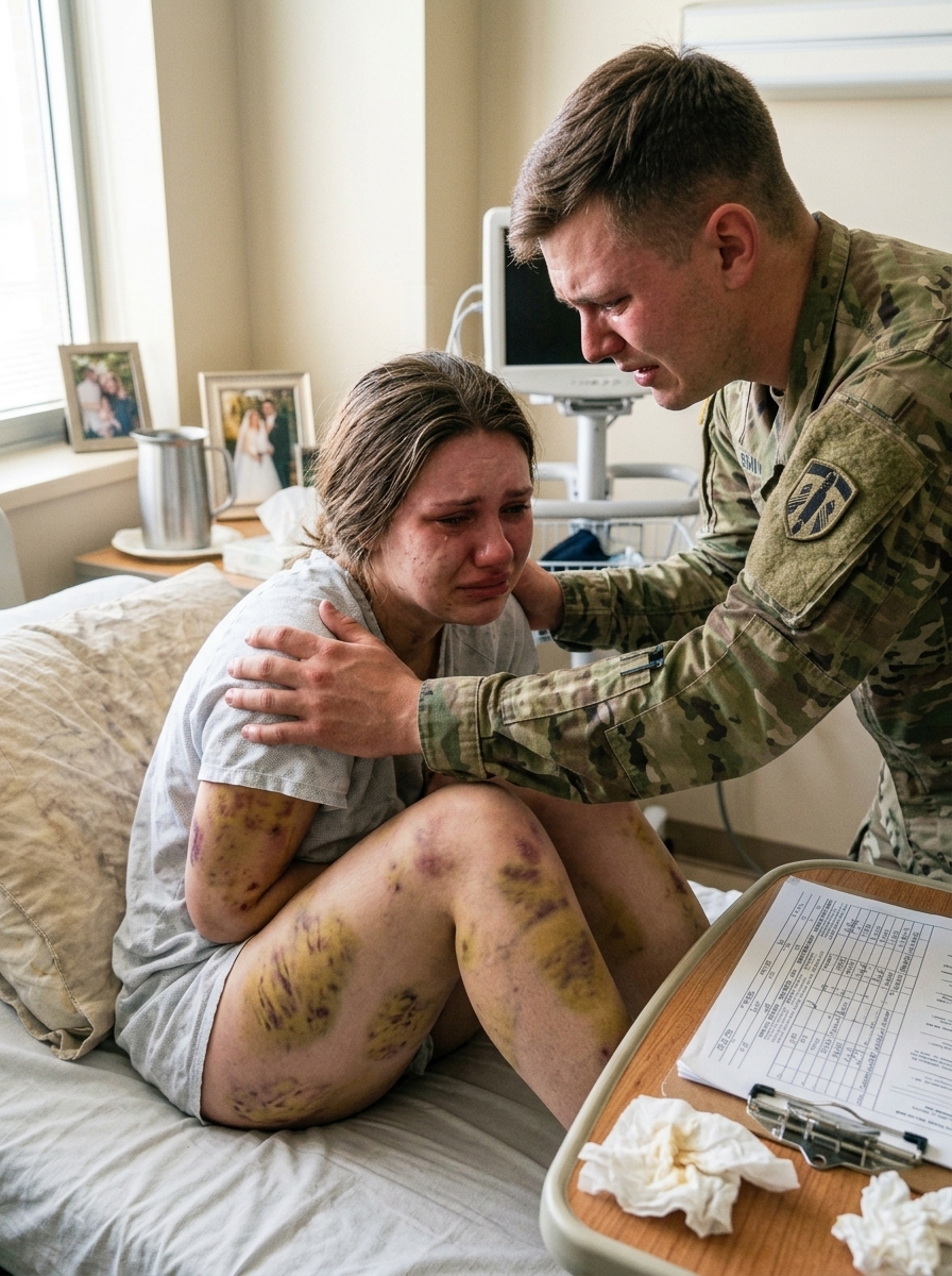 WHOLE STORY: I came home from six months overseas expecting her in my arms, but she FLINCHED