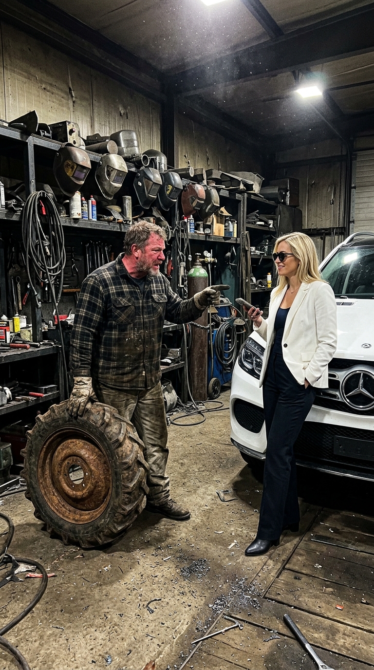WHOLE STORY: I Found HOA Karen’s Mercedes in My Workshop — So I Welded the Doors Shut