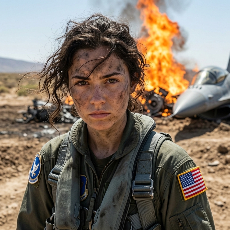 The Enemy Shot Down The Female Pilot’s F-16 And Celebrated Victory — Unaware The Fact That She Was Captured Was A Part Of Her Mission