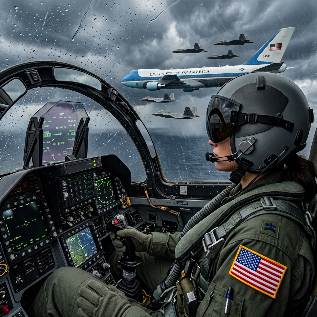Her Commanders Ordered Her to Stand Down — But When Six Hostile Jets Locked Onto the President, She Made the Impossible Choice