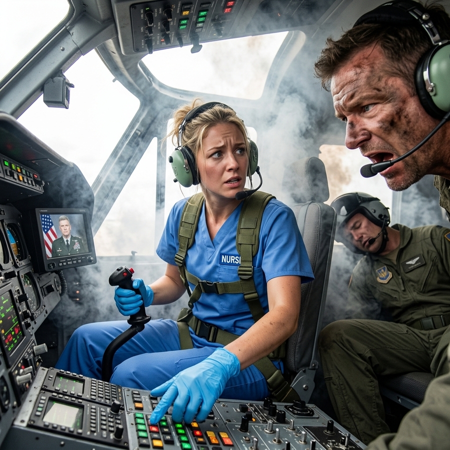 Major Called The Nurse “Too Weak For The Job” — Until She Crash-Landed a Burning Fighter Jet on a Moving Cargo Ship and Became a Legend