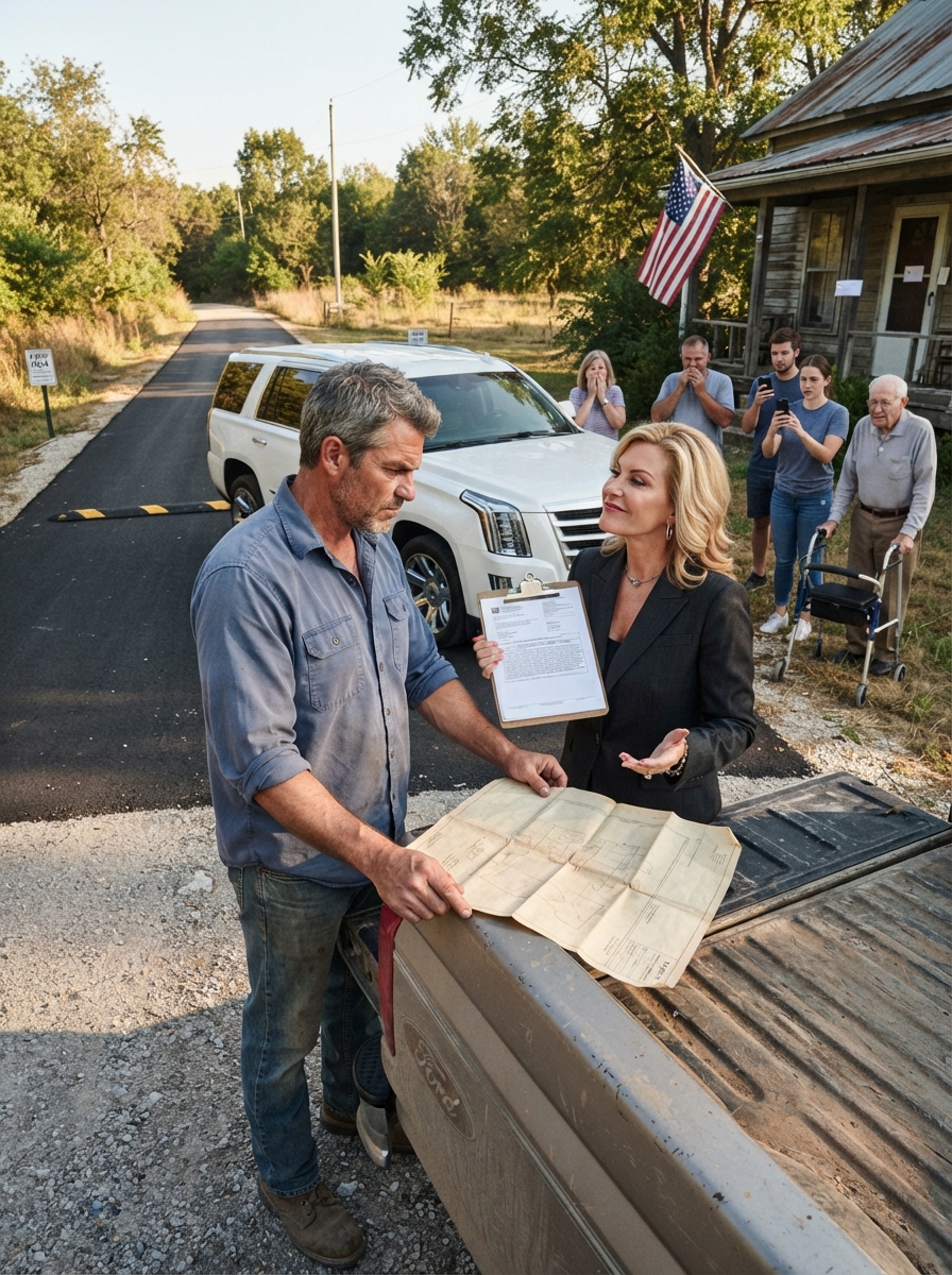 PART 2 – FULL: I came home from a week-long contracting job to find my grandfather’s private access road COVERED