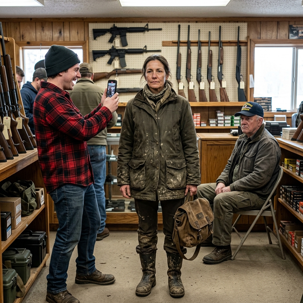 The gun store clerk shoved a child’s plastic rifle across the glass and told the laughing crowd I belonged at Walmart. I folded my hands and waited for the military police to lock the exits.