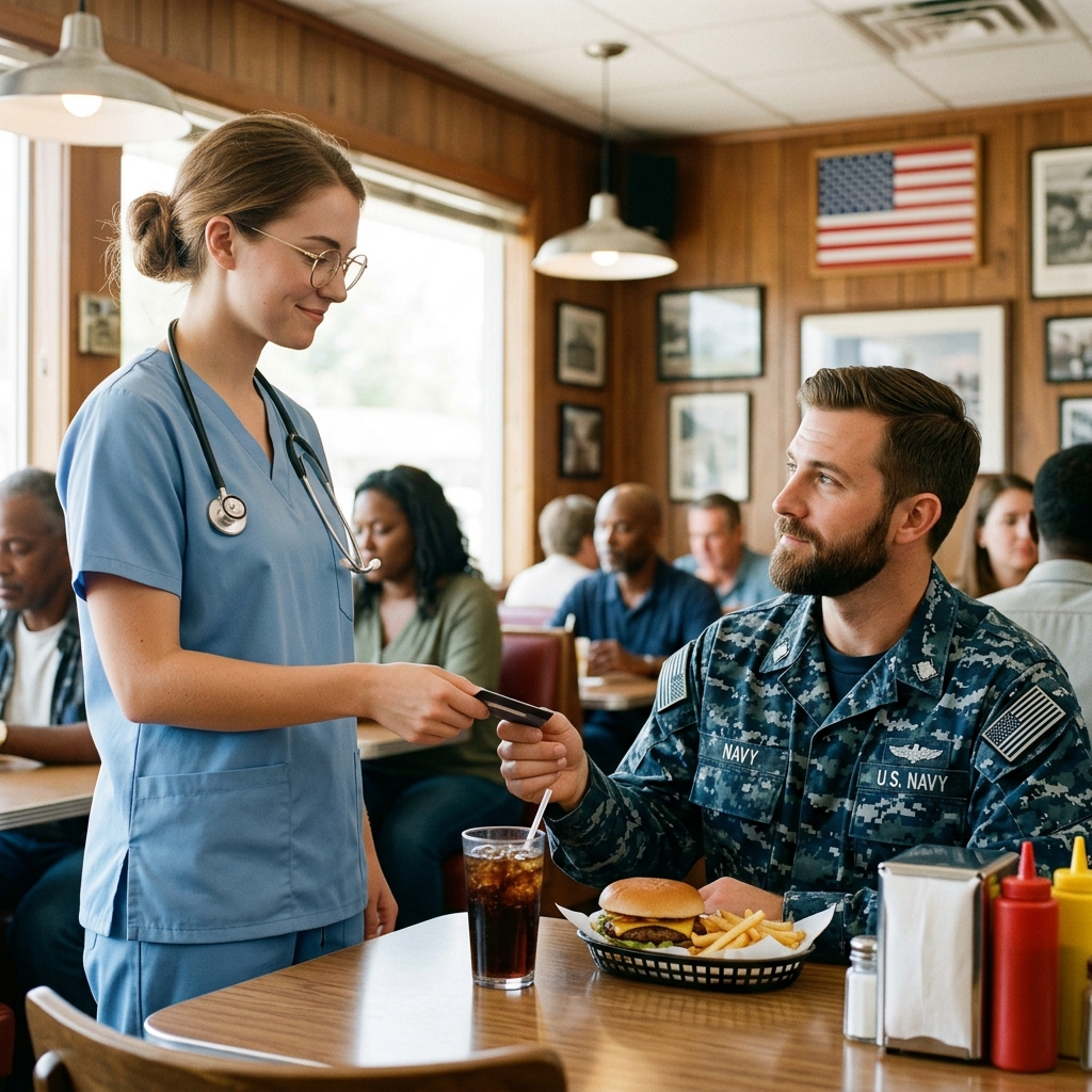 Doctor Suspended The Nurse For Paying For A Soldier’s Meal — The Next Day 180 Navy SEALS Stood Outside Her ER To Repay The Debt