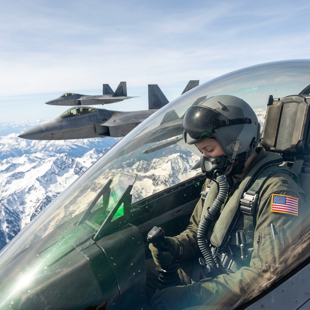 Mid‑Flight, Female Pilot Blacked Out In A Stolen MiG — Then Her Call Sign Crackled And Two F‑22 Pilots Froze Hearing It
