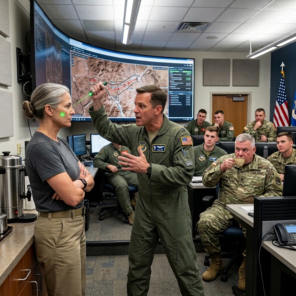 He Mocked Her as “Lost Intern” and Demanded Her Call Sign — Until the General Saluted “Tempest Actual” and The Whole Briefing Room Fell Silent