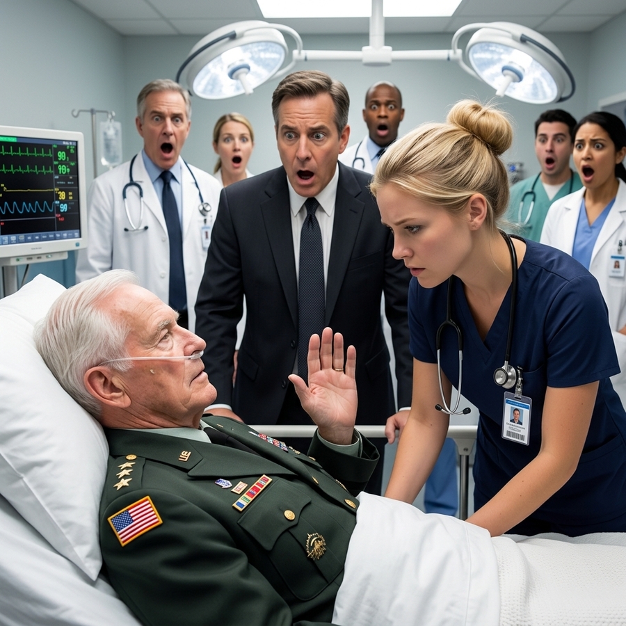 They Laughed When the Unnoticed Nurse Claimed She Knew the Four-Star General — Until He Saluted Her Himself on His Deathbed