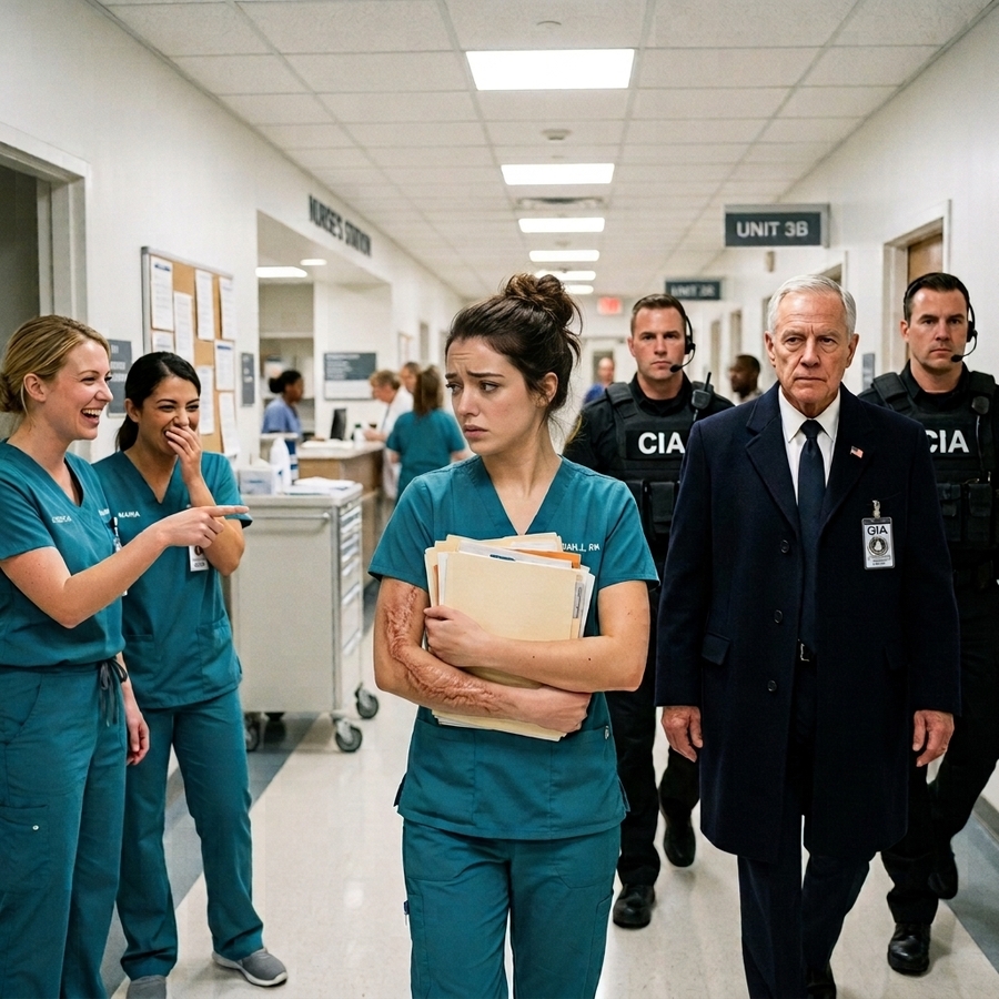 They Mocked the Nurse’s Scars and Called Her a Liability — Until the CIA Director Arrived and Saluted Her in the ICU