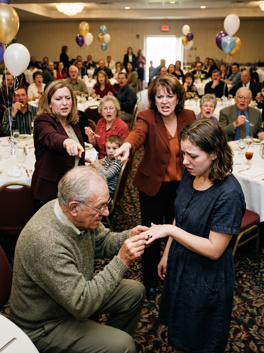 PART 2 – FULL: The moment Grandpa slipped Grandma’s “million-dollar” ring onto my finger, my mother stood up in front of eighty relatives and called it THEFT.