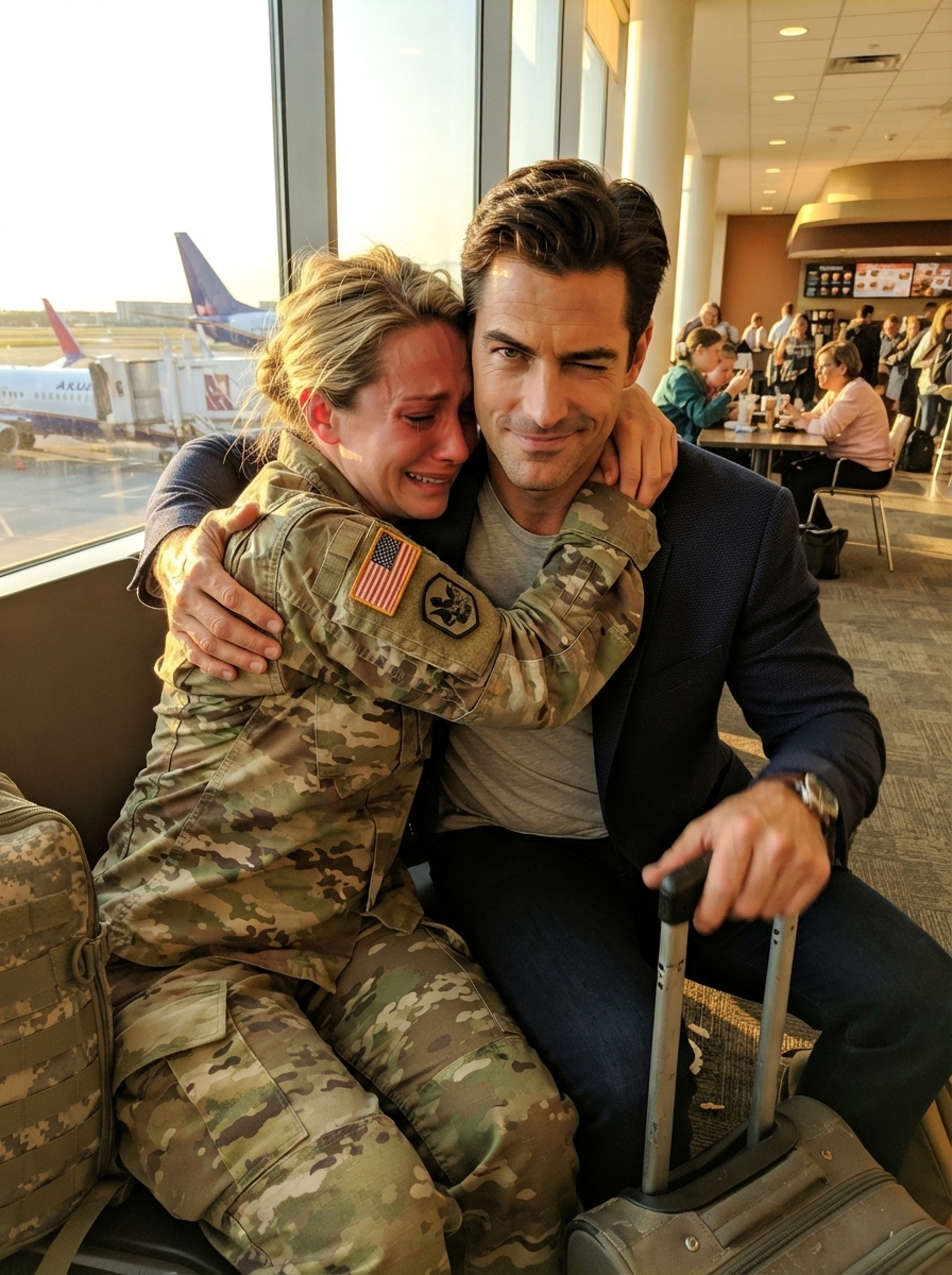 PART 2 – FULL: I SOBBED in my husband’s arms at Denver International Airport while he boarded what he swore was a two-year engineering assignment in Zurich