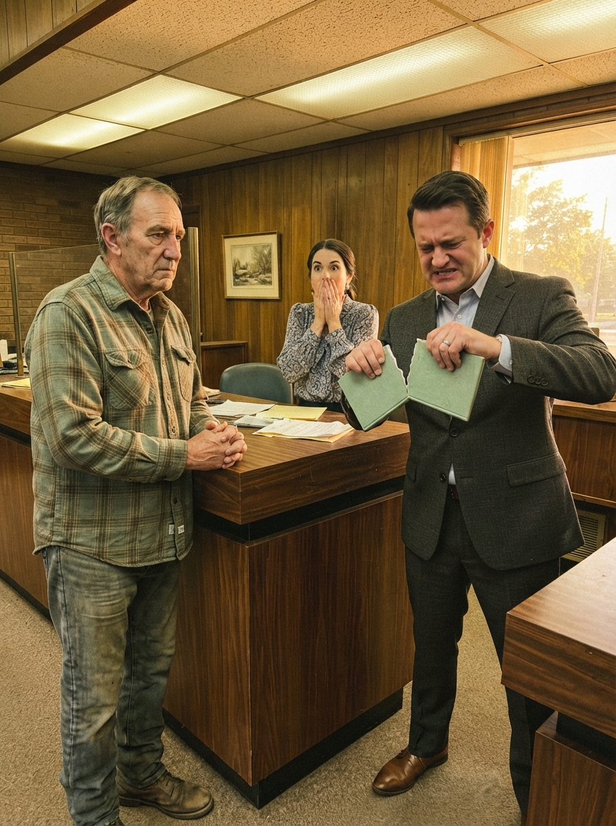 PART 2 – FULL: A bank manager in a SUIT tore my father’s passbook in half because I wore a flannel shirt to his lobby.
