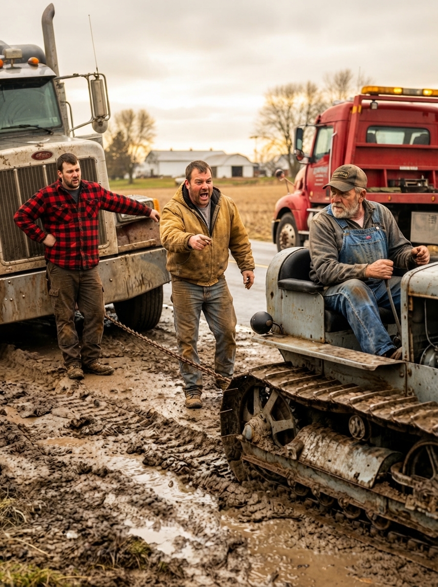PART 2 – FULL: My grain truck was SINKING. 47,000 pounds of soybeans, $30,000 in penalties, and my 11-year perfect record was dead in the wet clay.