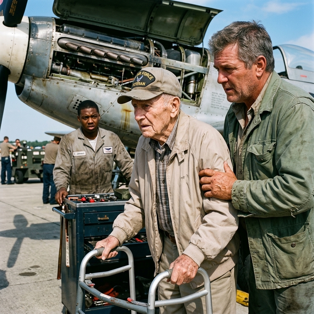 WHOLE STORY: From the VIP section, I looked like just another old veteran behind a rope—But the Mustang wasn’t failing because the engine was broken. It was failing because the data was lying.