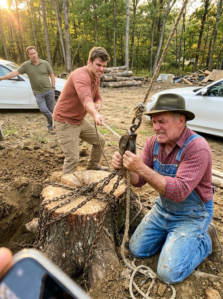 PART 2 – FULL: Our ARROGANT boss LAUGHED in the face of a 71-year-old farmer who brought a $750 antique tractor to our construction site.