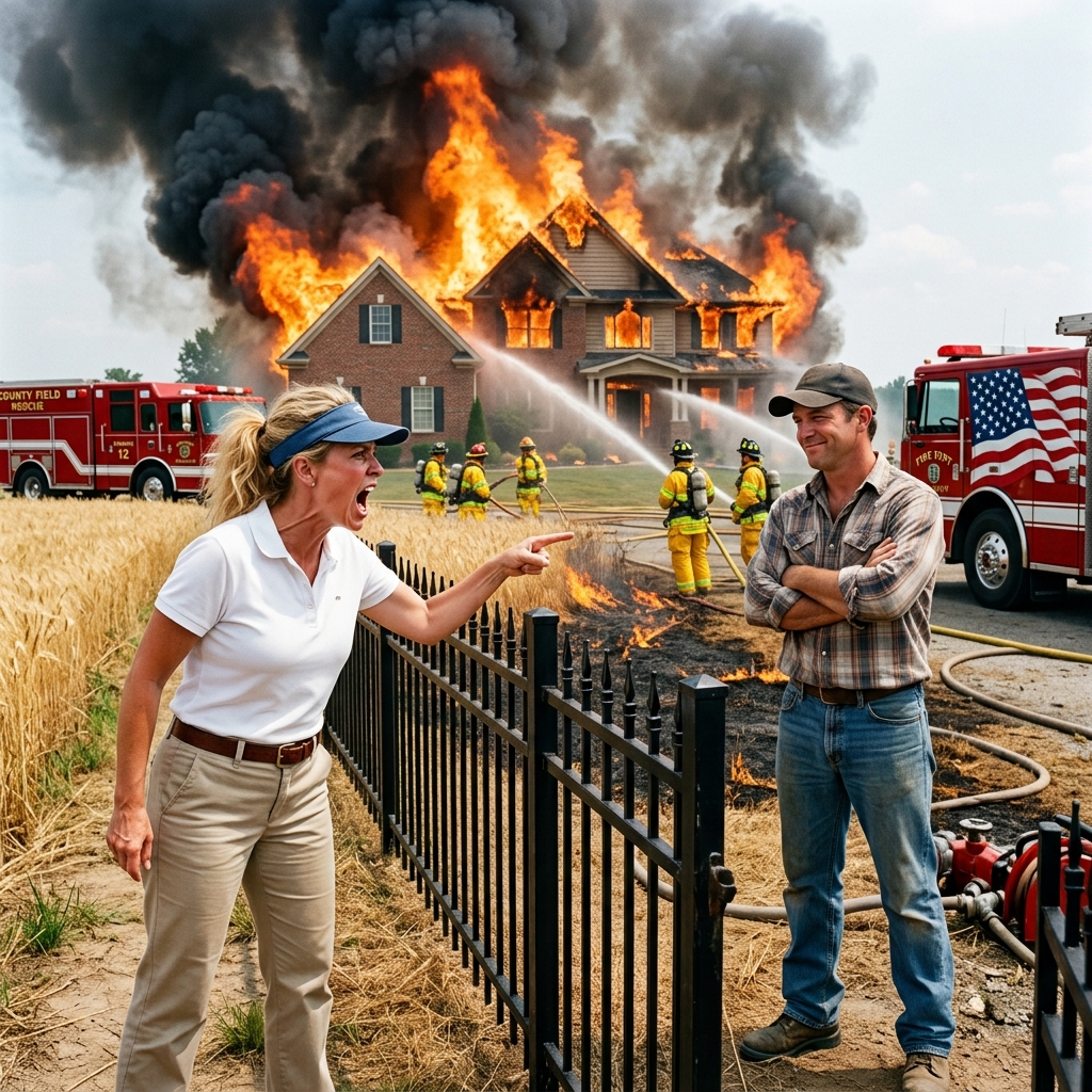 HOA Karen Burned His Wheat Field To Teach Him A Lesson — But She Did Not Foresee The Inferno Would Swallow Her Mansion Too