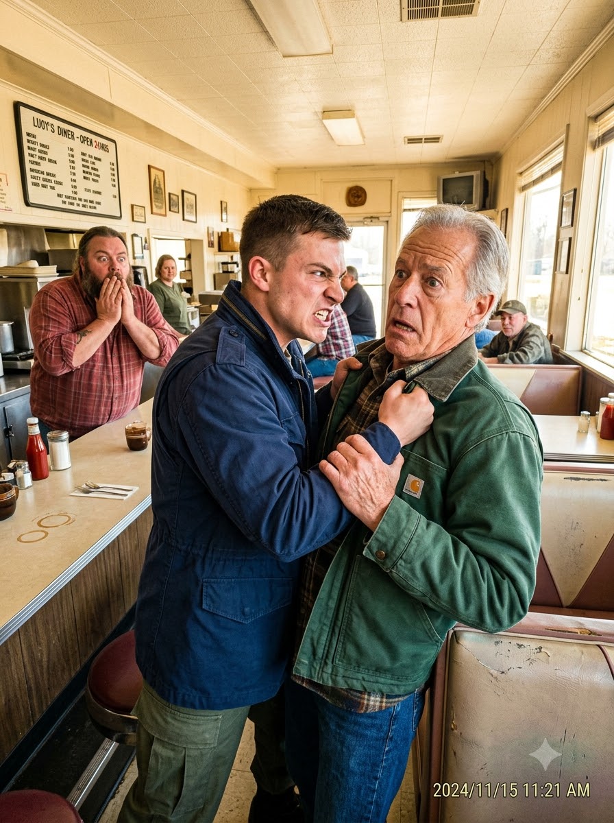 PART 2 – FULL: A NAVY LIEUTENANT SHOVED AN OLD MAN FOR A BOOTH. HE DIDN’T SEE THE BURN MARK ON HIS WRIST.