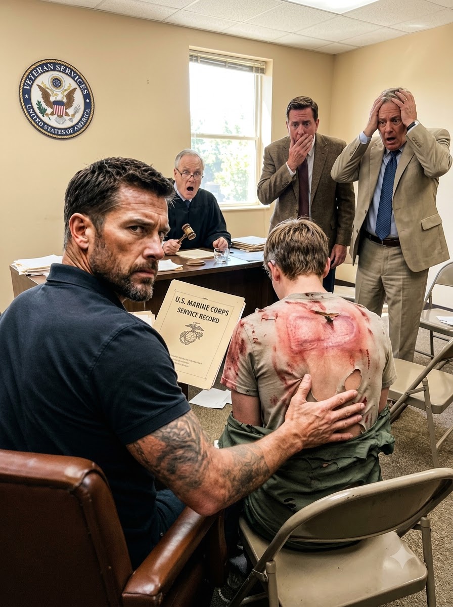 PART 2 – FULL: The brand on my son’s ribs was THIRD-DEGREE. The principal called it “a tradition.” Now five rich fathers want to sue me, and the judge just read my military file.