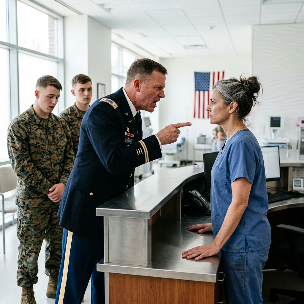 Captain Freeman humiliated the quiet clinic nurse in front of his entire Marine unit at the Bogota consulate — until a massive explosion forced her to unlock a classified matte black case. Will his arrogance cost him everything?