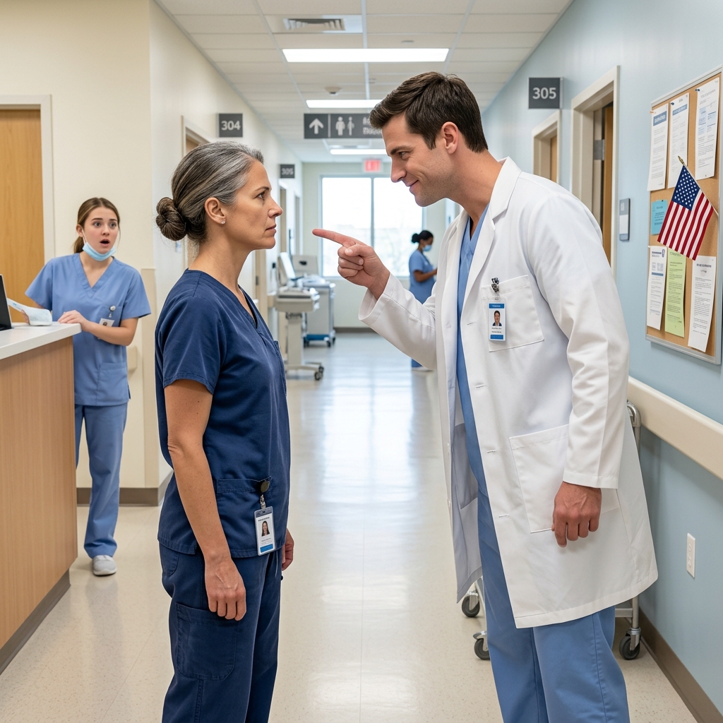 Young doctors at Saint Catherine Medical Center laughed at the quiet new trauma attending in plain scrubs but the sudden arrival of a Marine Corps General is about to shatter their arrogance. What did he see in her?