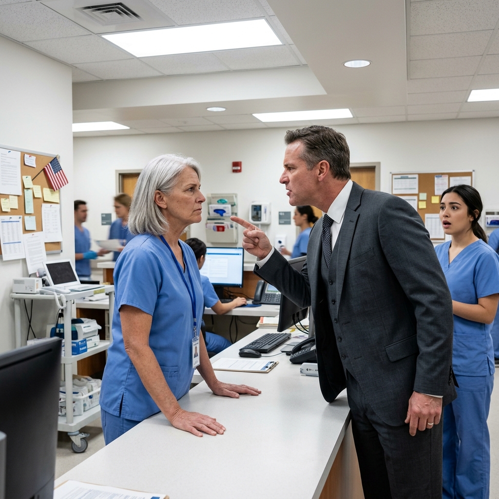 The hospital director suspended a veteran nurse to protect his fragile ego without realizing the quiet woman he humiliated would be the only person capable of saving fifty-seven lives on national television before the day ended. Will he survive the fallout?