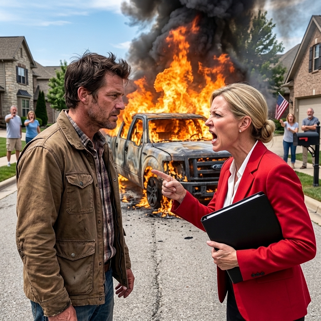 HOA Karen Thought Burning My Truck Would Make Me Surrender — It Actually Was the Beginning of Her Downfall