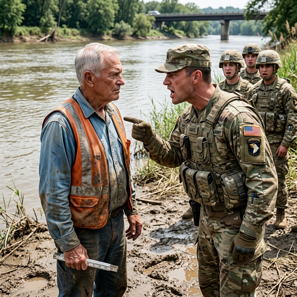 Captain Ross Oldgate Humiliates A 79-Year-Old Civilian Inspector In Front Of 22 Airborne Soldiers — Before The Old Man Reaches Into His Vest And Reveals A 73-Year-Old Secret That Will Stop The Entire Exercise?