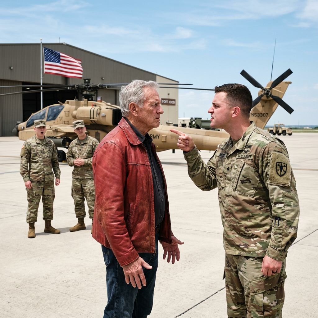 Captain Miller dared the seventy-two-year-old civilian in the worn red jacket to start the AH-64 Apache, laughing as the old man climbed in. But when the warbird’s rotors began to spin, who was really in the cockpit?