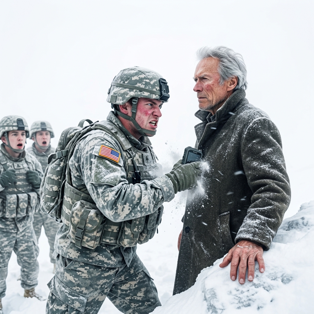 The arrogant Sergeant mocked the 71-year-old volunteer in front of 28 freezing soldiers — completely missing the 1971 silver Ranger compass tucked in his wool shirt — who really saved them when the screens went black?