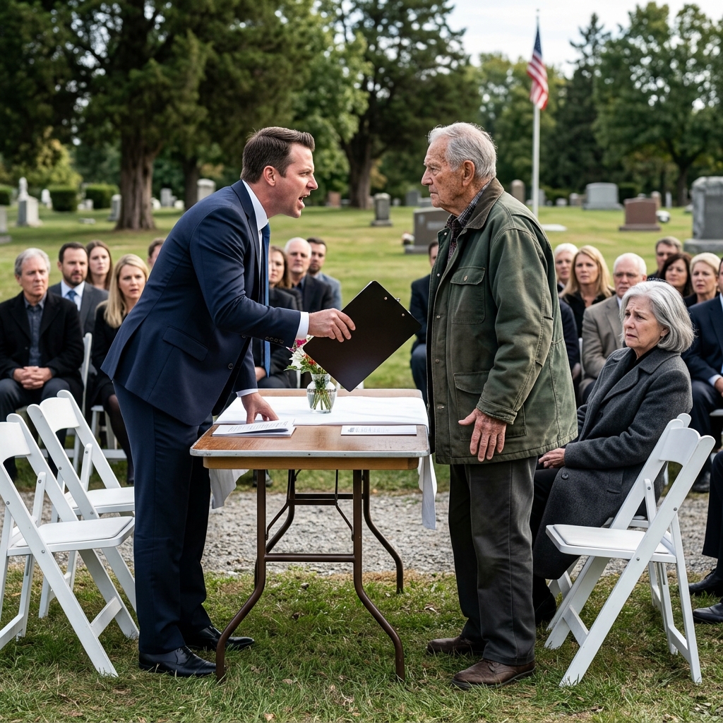 An arrogant Washington event director publicly shamed a 93-year-old Korean War veteran from the reserved seating area. He had no idea the silent man in the canvas coat held the key to a 70-year military mystery. What happens next?