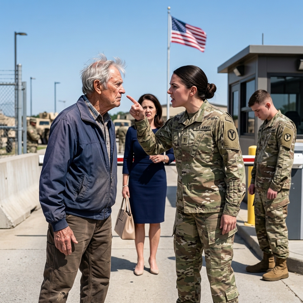 A young Fort Liberty lieutenant publicly humiliated an 84-year-old retired auto mechanic at his grandson’s graduation, mocking his faded windbreaker in front of the crowd—until a slipped sleeve revealed a classified Vietnam tattoo. Will she survive the fallout?