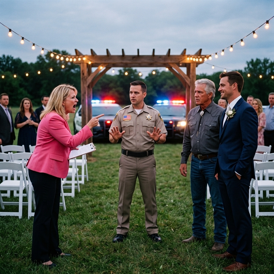 Hoa Karen Tried To Shut Down My Ranch Wedding — She Thought She Had Me Until She Saw My Best Man Was The Governor