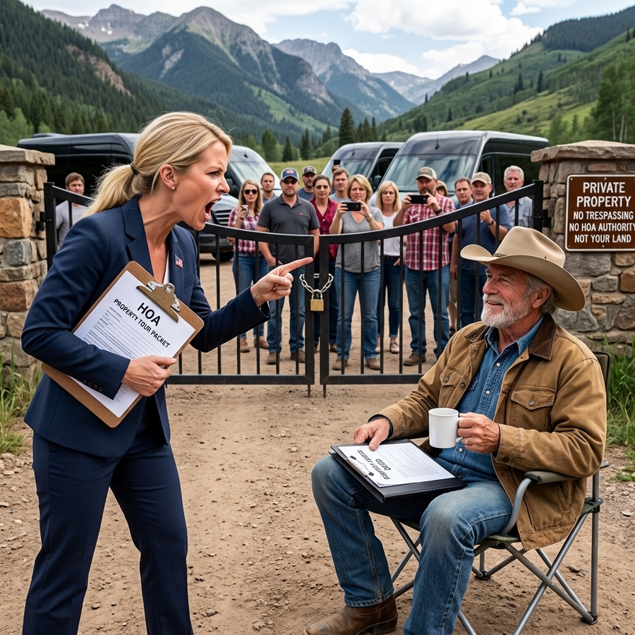 HOA Secretly Sold Plots of My Mountain Land To Strangers — So I Locked Every Road Right Before Their Tour and Brought the Deed