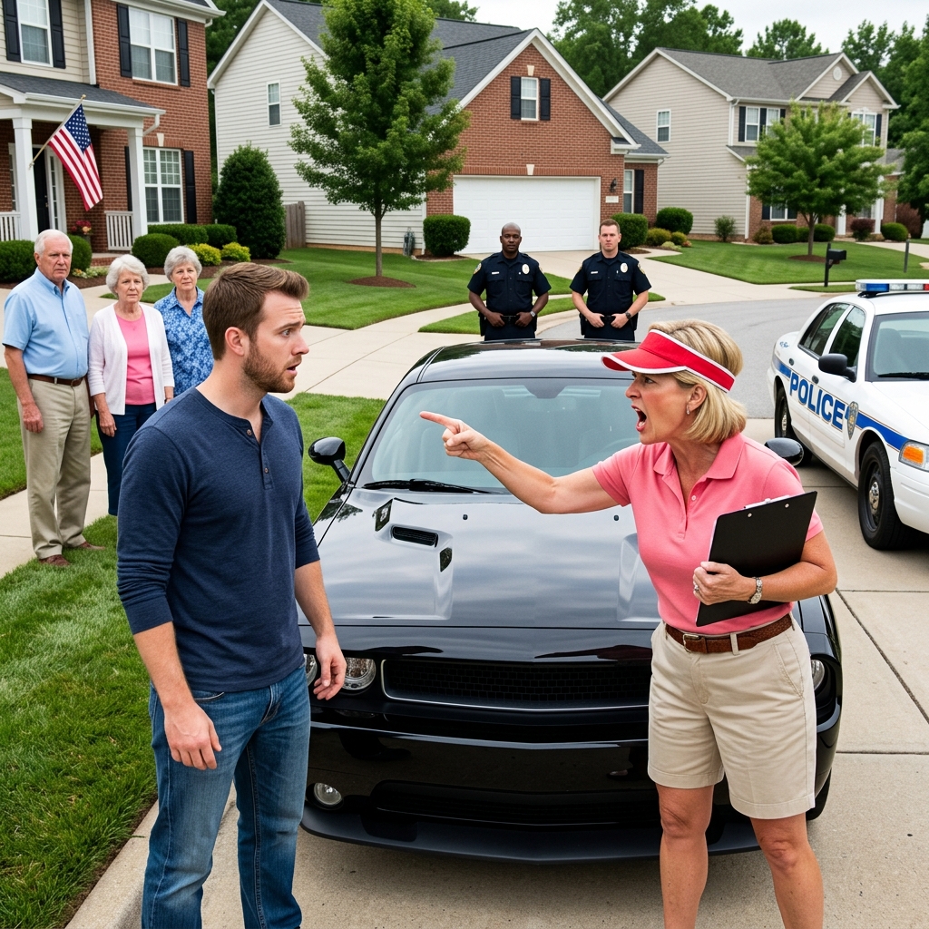 HOA Karen Called the Police on Me for Not Lending Her My Car — The Document I Showed Left Her Speechless