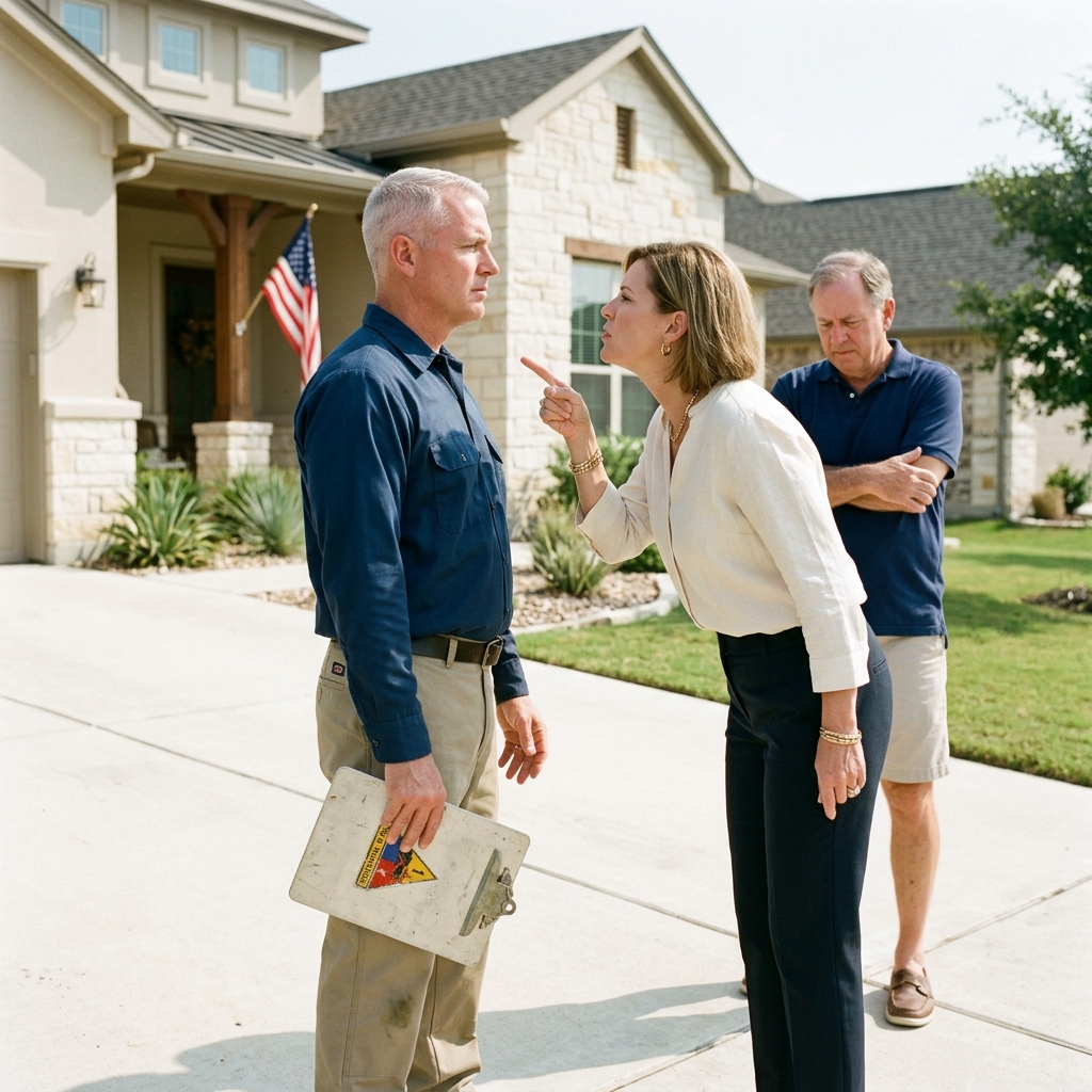 HOA Treasurer Denise Mercer Illegally Plugs Her Luxury SUV Into A Texas Combat Engineer’s Private Grid Causing A Massive System Failure But She Has No Idea What Awaits Inside His Workshop