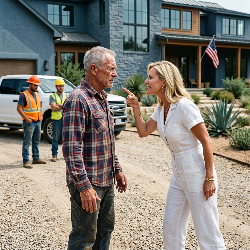 THE ARROGANT HOA PRESIDENT THREATENED TO ARREST THE DUSTY RANCH HAND FOR TRESPASSING ON THE $1.5 MILLION MANSION SHE BUILT — NEVER REALIZING THE WORN DEED IN HIS POCKET HELD A DEVASTATING TRUTH. WHO REALLY OWNED THE LAND?