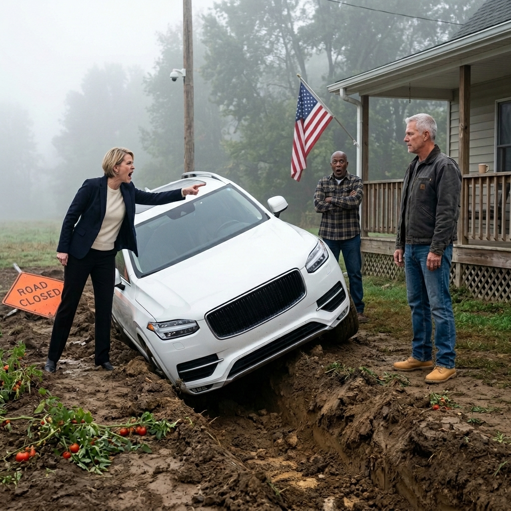 She Drove Her SUV Right Into My Trench and Demanded I Pay — She Thought the HOA Would Protect Her, But She Didn’t Know Who I Used to Be