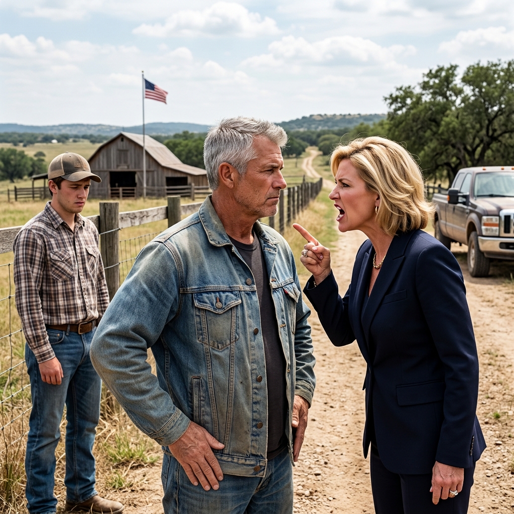 The HOA president shoved a legal threat into the chest of a 58-year-old dairy farmer over tractor noise — unaware the state inspector she weaponized was about to uncover her own illegal paper trail — who really owns the land?