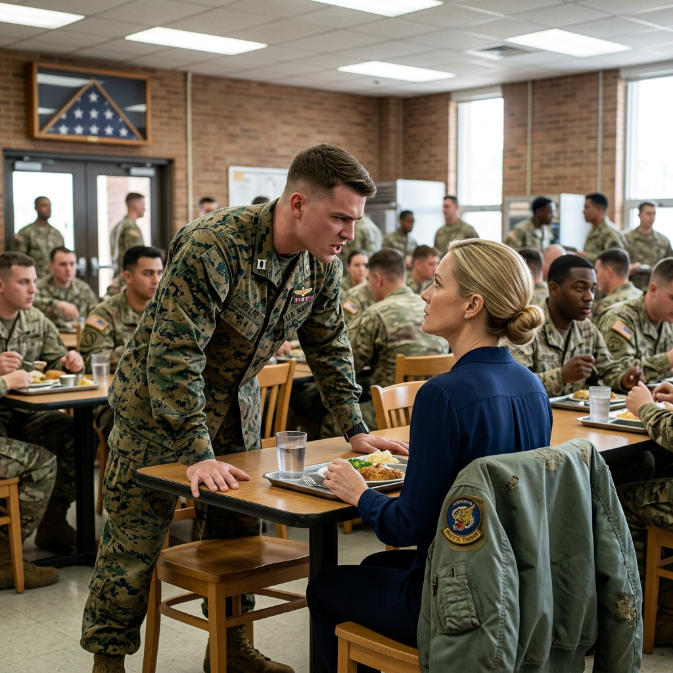 A Cocky Captain Tried to Kick Me Out of the Mess Hall. He Didn’t Recognize the Patch on My Jacket