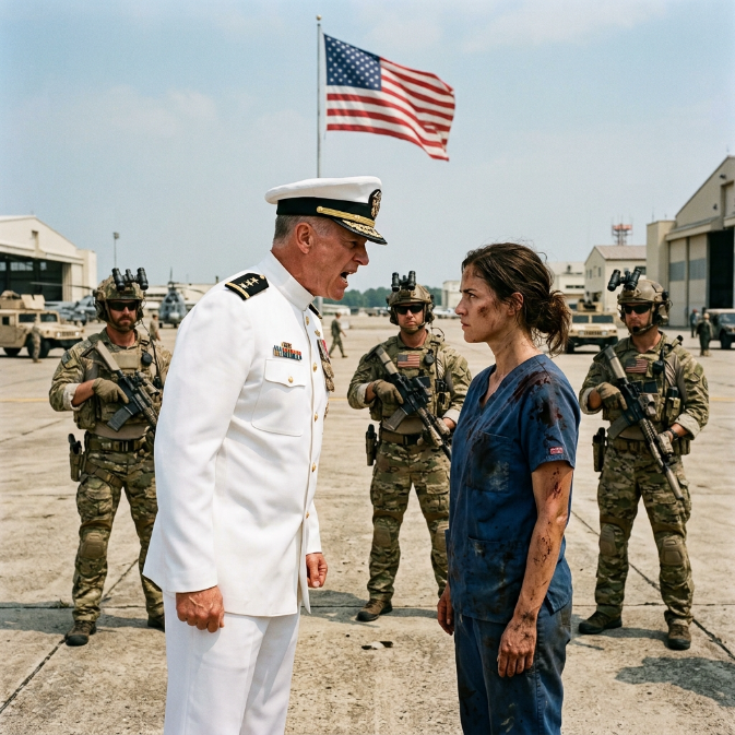 The Arrogant Admiral’s Fatal Mistake: Slapping a Combat Nurse Who Was Secretly a Tier-One SEAL