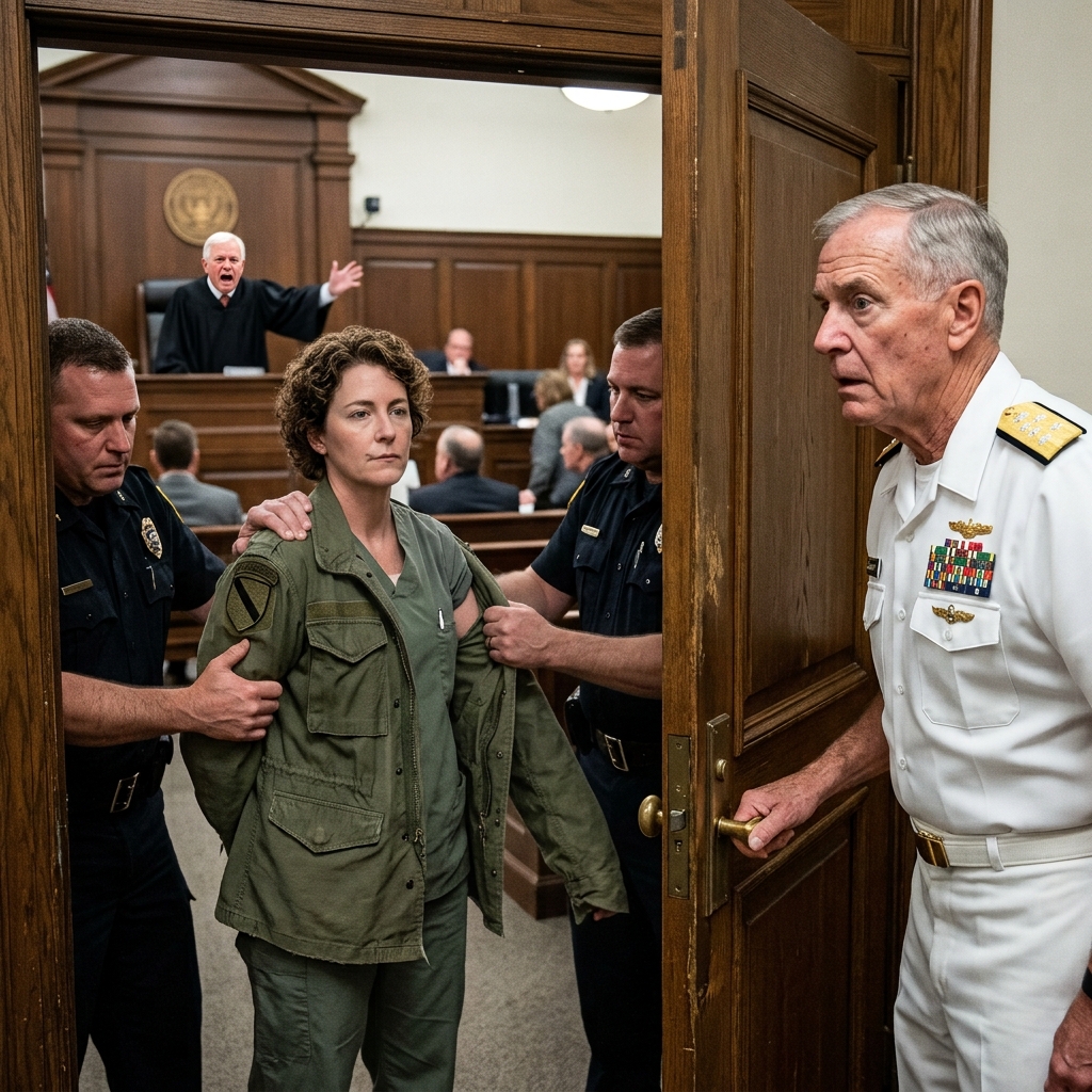 The judge ordered armed bailiffs to strip the “filthy” jacket off my back in open court. I folded my hands and looked at the veteran I came to protect.