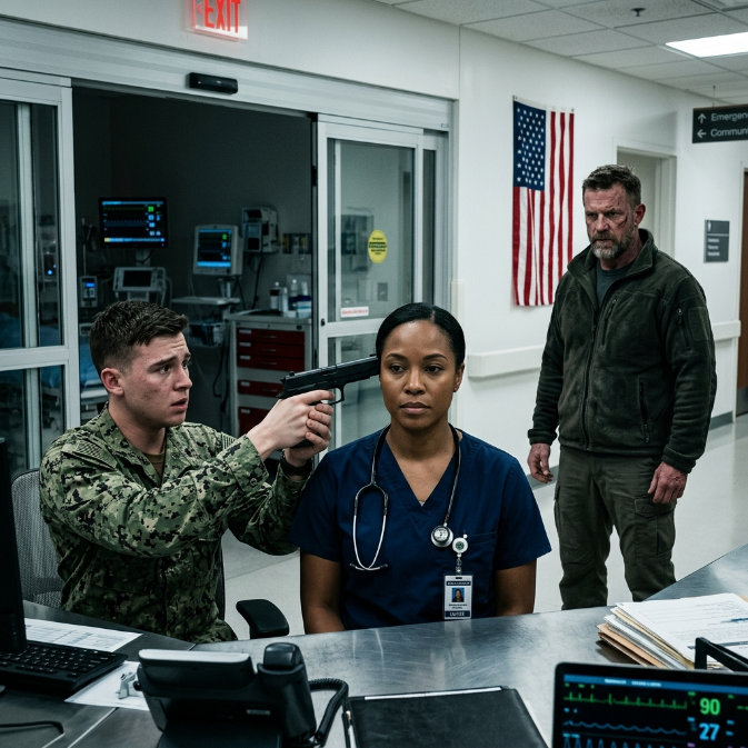 When a Terrified Military Cadet Pressed a Loaded Weapon Against a Nurse’s Temple to Bury a Dark Secret, He Had No Idea Her Husband Was a Ghost From America’s Most Feared Elite Forces