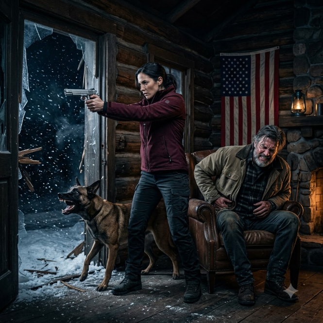 A Corrupt Mercenary Blew the Door off an Isolated Cabin to Kill the Last Surviving Witness. He Didn’t Know the “Nurse” Inside Was Waiting for Him