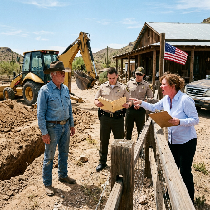 The Deep Water Line: A Rancher’s Quiet Stand Against Suburban Tyranny