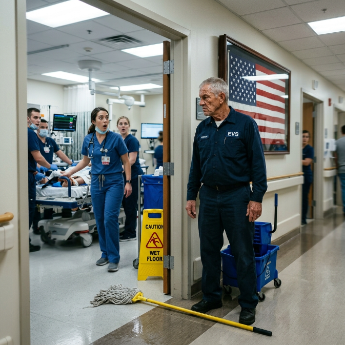 Discarded by the Hospital for Being “Too Old,” a Janitor Steps into the ER and Exposes the Ultimate Medical Secret
