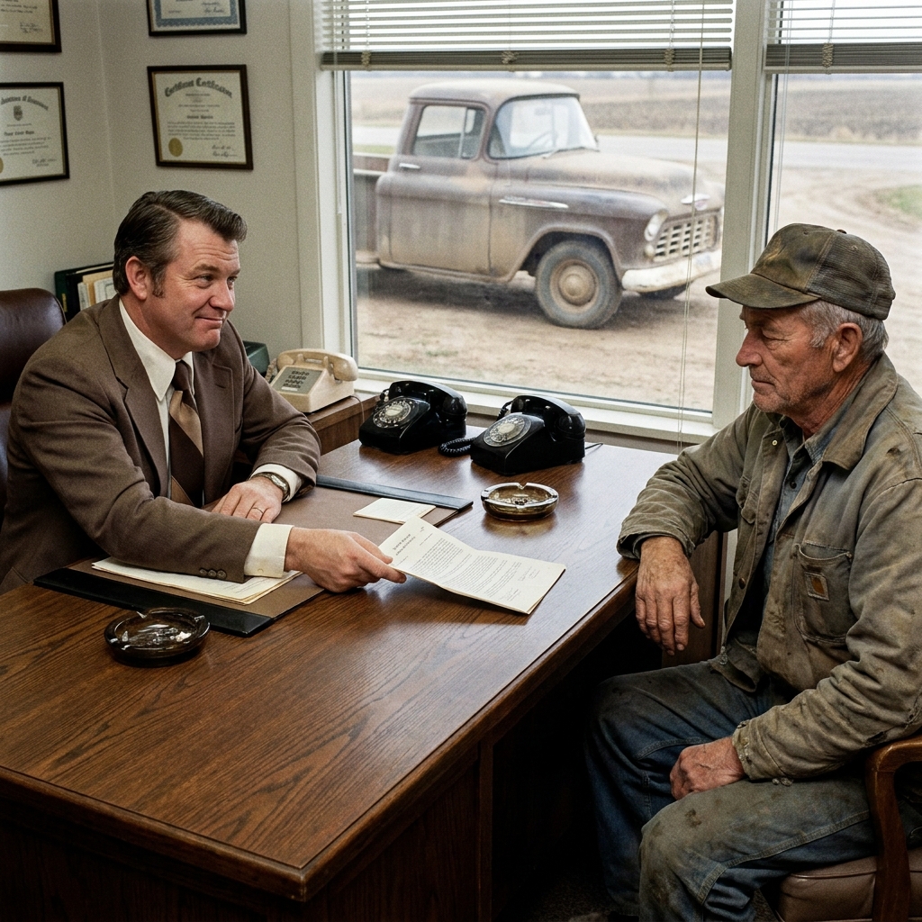 The young Omaha banker laughed at the 52-year-old farmer’s worn Carhartt jacket. Herman slid his loan application across the oak desk without raising his voice.