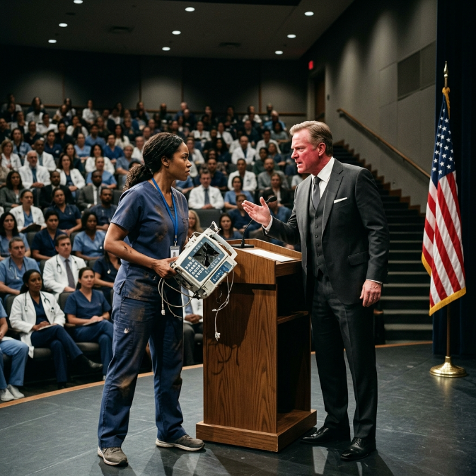 The Hospital Board Feared the Hatchet Man, Until a Quiet Transfer Nurse Broke His Empire