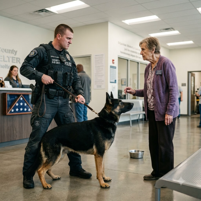 The Arrogant Rookie Humiliated A Frail Shelter Worker Over His Failing K-9, Unaware She Held A Classified Combat Record That Would Ruin His Career